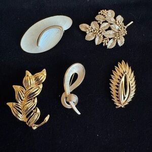 Elegant Gold Pin Collection
